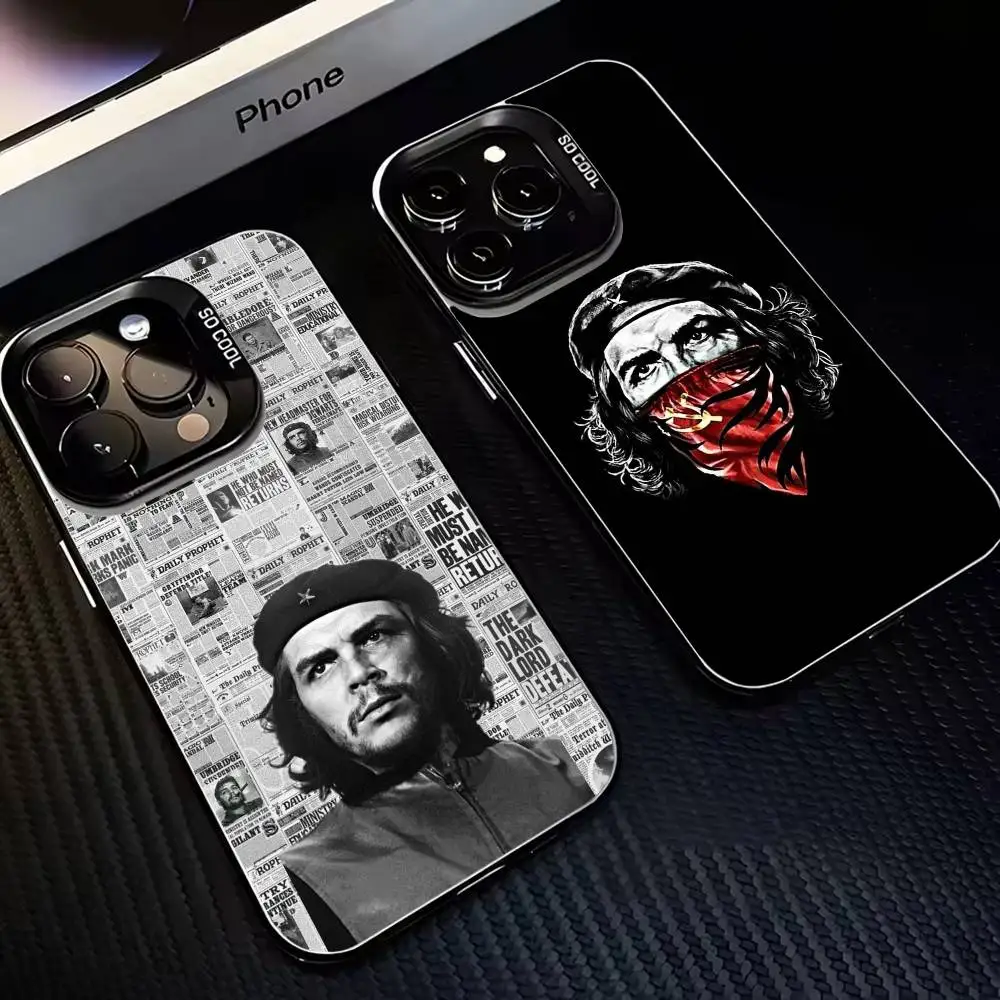 

C-Che Guevara Phone Case For iPhone17,16,15,14,13,12,11 Plus,Pro Max Black Matte Shockproof Cover
