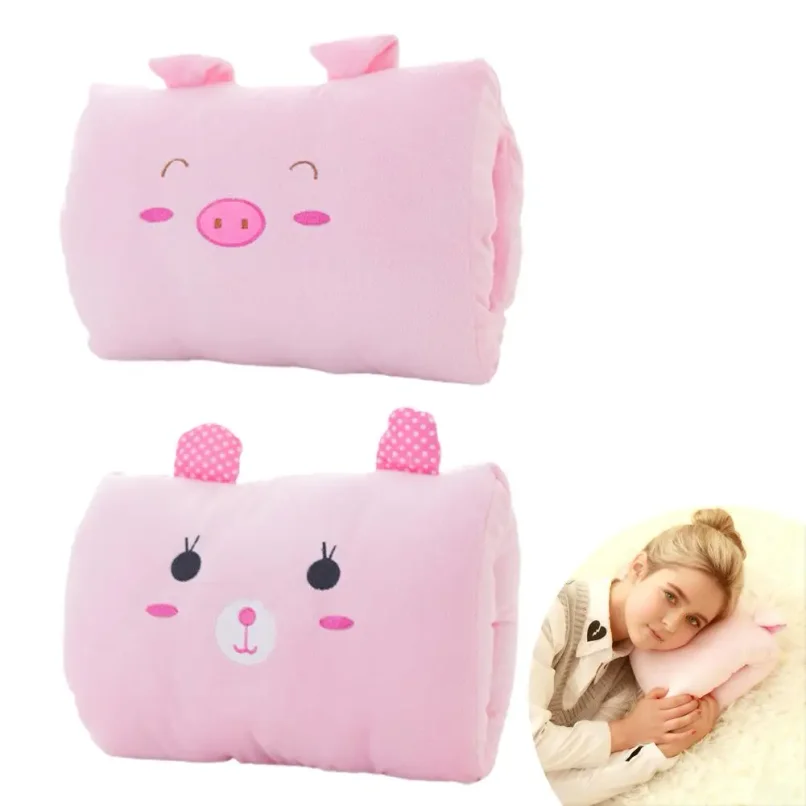 Image of Niedliches Geschenk für Kinder: Winter-Cartoon-Plüsch-Suho-Handkissen, Handwärmer, Weak Hero Class 1 Armkissen, Reiseutensilien für Nickerchen am Schreibtisch