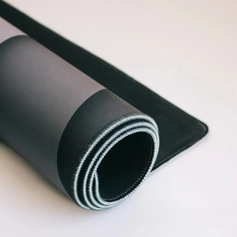 

Игровой коврик для мыши 90x40 см с прошитыми краями и градиентным узором, очень большой настольный коврик, черный, серый, волнистый коврик для клавиатуры, офисный стол