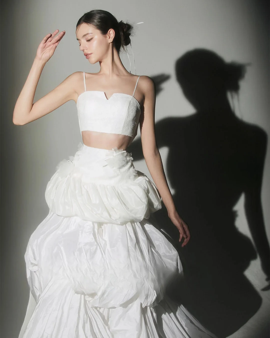 Customized Korean Wedding Dresses Spaghetti Straps Bow Back Fluffy Bridal Wedding Gown Photo Shoot Evening Dress 2026 New