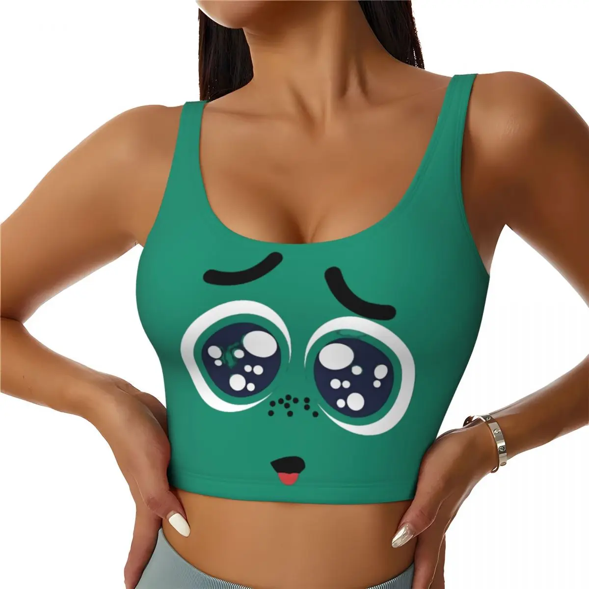 

Custom Women Sports Bras High Impact Gym Workout Yoga Crop Tank Tops