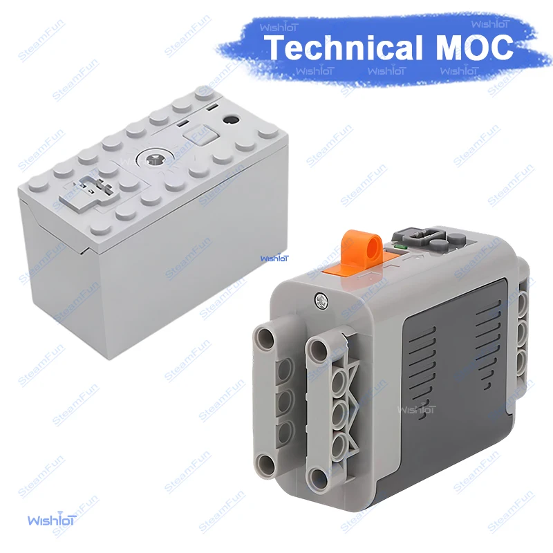 

Многофункциональный блок питания MOC с литиевой батареей для регулировки скорости моторов автомобилей и поездов, совместимый с конструкторами 8878