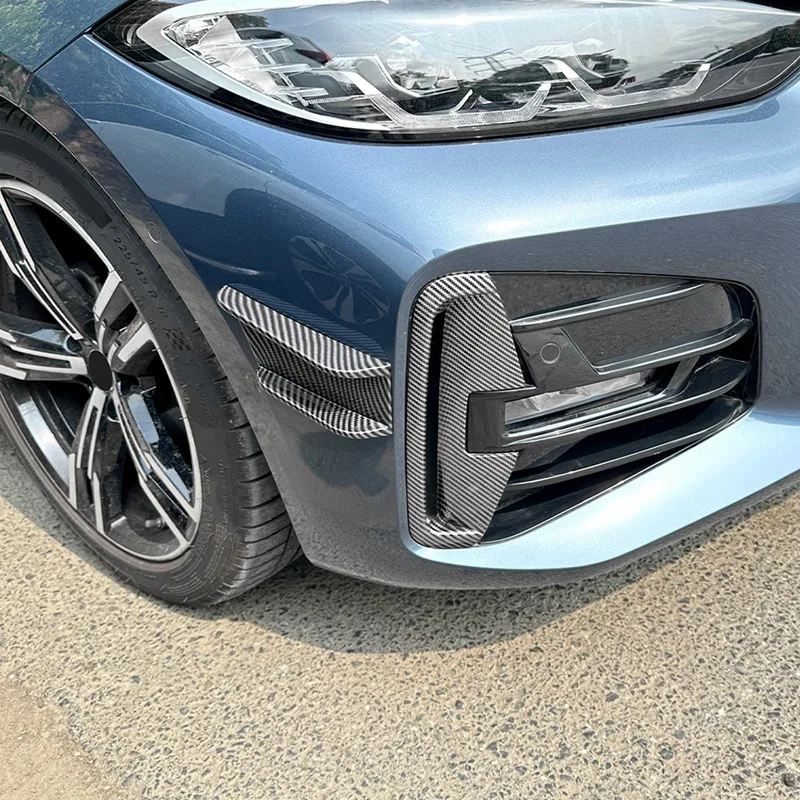 Auto Front stoßstange Splitter Spoiler Canards Nebels chein werfer Verkleidung für BMW 4er G22 G23 M Sport 2020