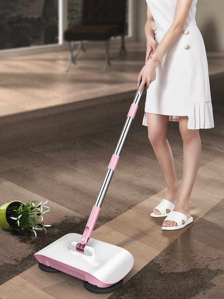 Push Sweeper Broom Dustpan Set Robot Vacuum Cleaner Sweeping Machine Floor Mop Cleaning Machine Household Cleaning Accessory