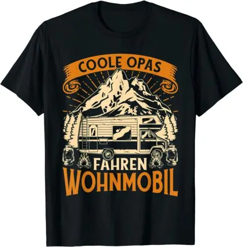 Neu Wohnmobil Spruch Opa Premium Geschenk Tee T-Shirt Größe S-3XL