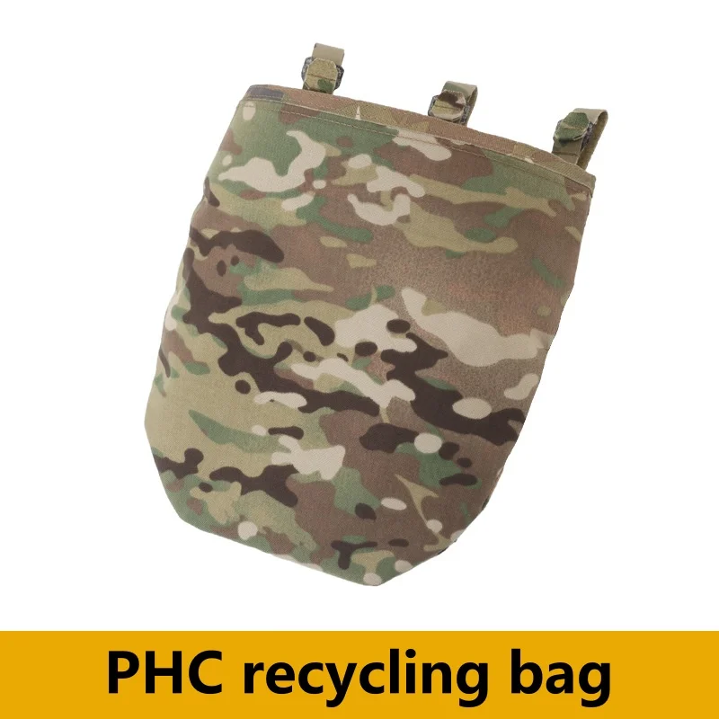 PHC Recycling Bag Outdoor Camping Equipment Accessories Shooting Range Training MOLLE Waist Bag Magazine Miscellaneous Storage