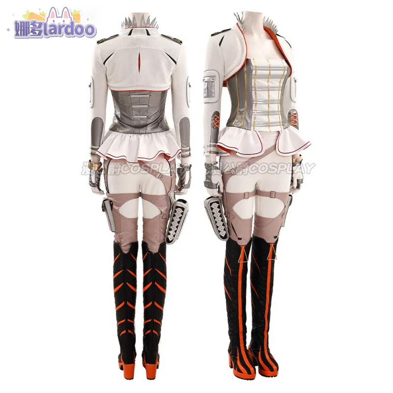 Game Apex Cosplay Loba Andrade Costume Women's Camisole Coat Pants with Bracelet Shoes Full Set Halloween Carnival Outfit