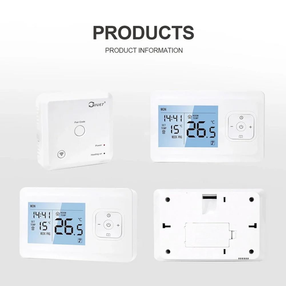 Per Tuya WIFI Termostato intelligente wireless Termostato per caldaia a parete Termostato per riscaldamento a pavimento per acqua Controllo vocale