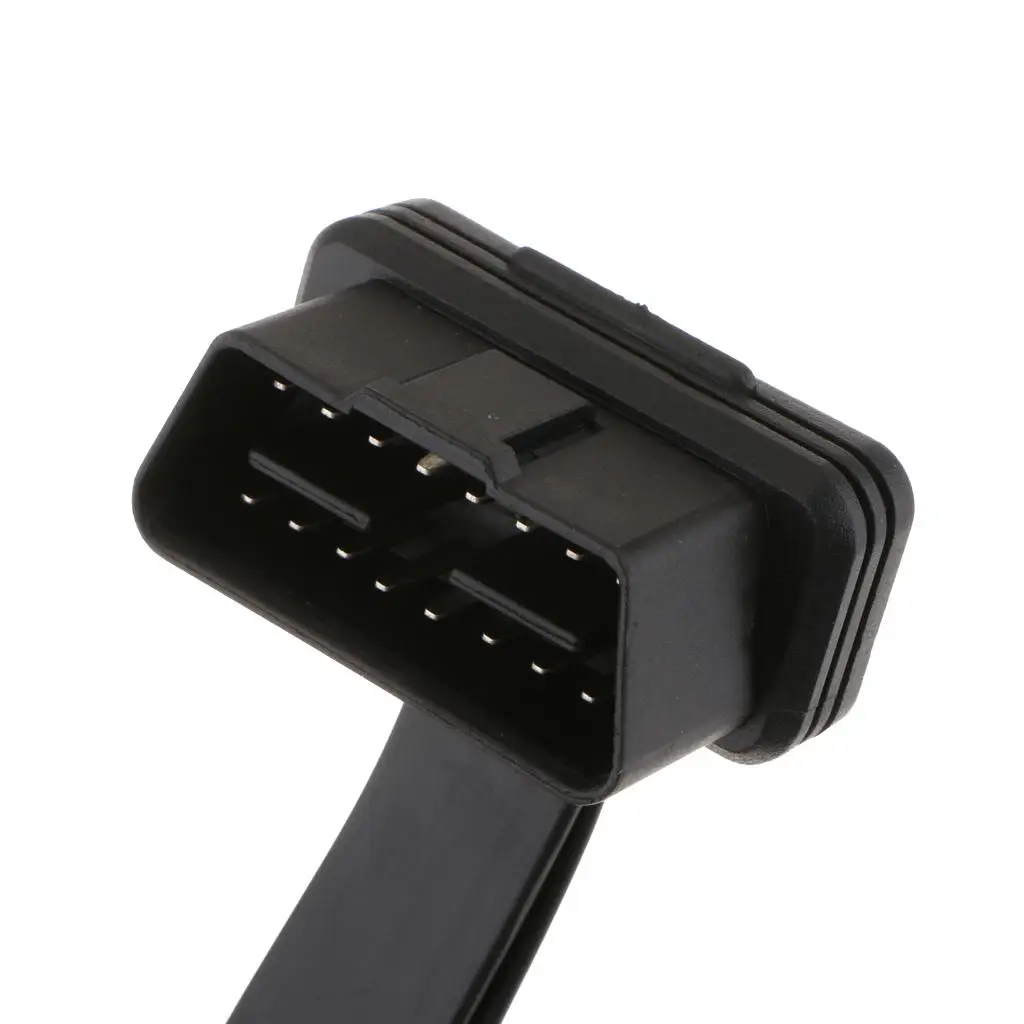16 Pin OBD2 Splitter Cable Adapter Durable Car Diagnostic Extension Cord for OBD II Vehicle Service