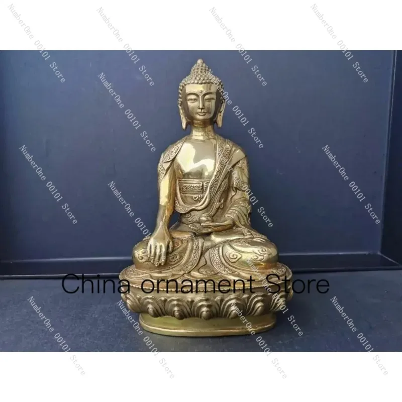 Tibet Tibetan Buddhism Shakyamuni Bronze Buddha Statue