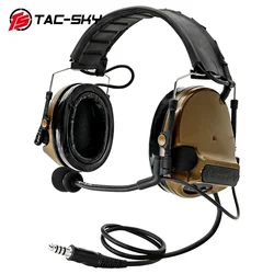 TAC-SKY COMTA III New Detachable Headband Silicone Earcups Noise Hunting Sports Military Tactical Headset Comta III Headset