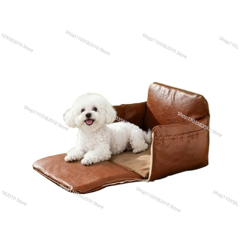 

Автомобильная лежанка для собак - кожаный чехол на сиденье для путешествий, защита от грязи и комфорт