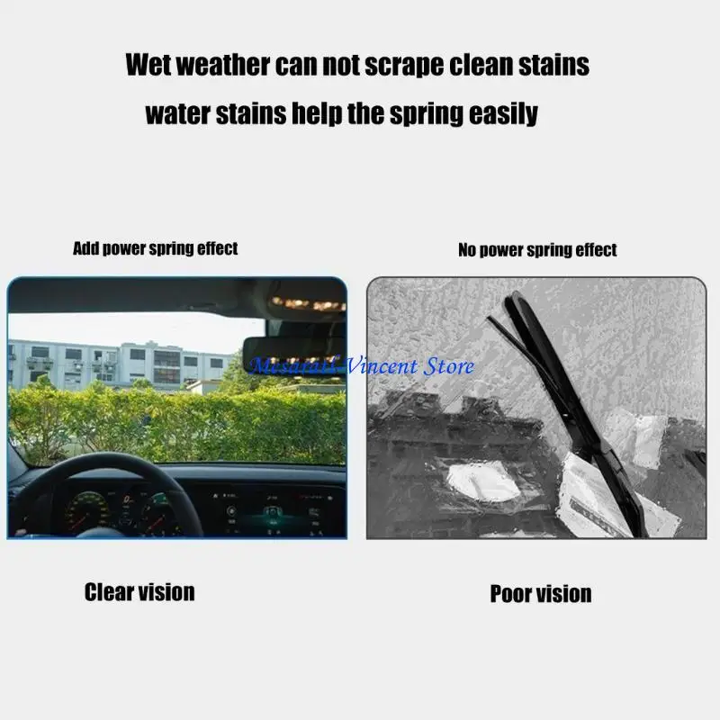 A70F Car Wiper Arm Protective Cover Universally Wiper Spring Intelligent Spring Automotive