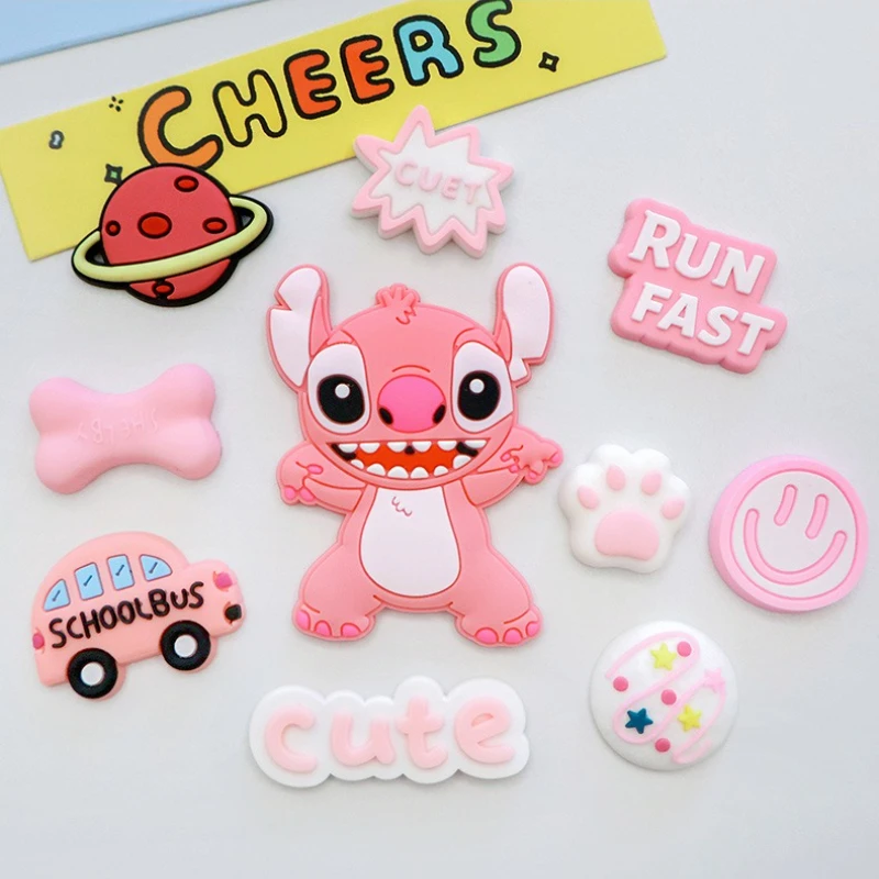 

MINISO Futuristic Space Planets Lilo & Stitch PVC Disney Cartoon Shoe Charms Decorations Kids Buckle Clog DIY Cute Holiday Gifts