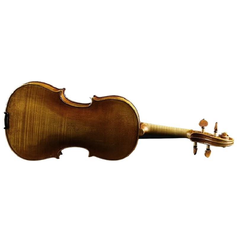 Exquisite 4/4 Solid Wood Violin Handcrafted Professional European Materials Perfect Adult Solo Performances