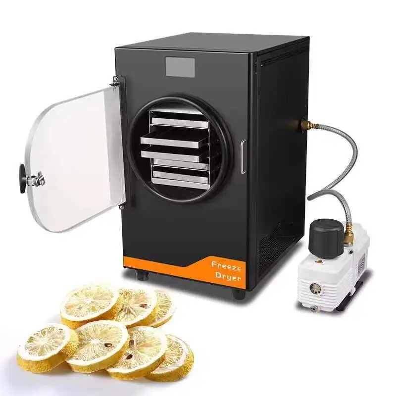 

Easy Installation Freeze-Dryer Hine Customized 4-6Kg Home Use Vacuum Drying Equipment Pump Gear Core For Food Processing