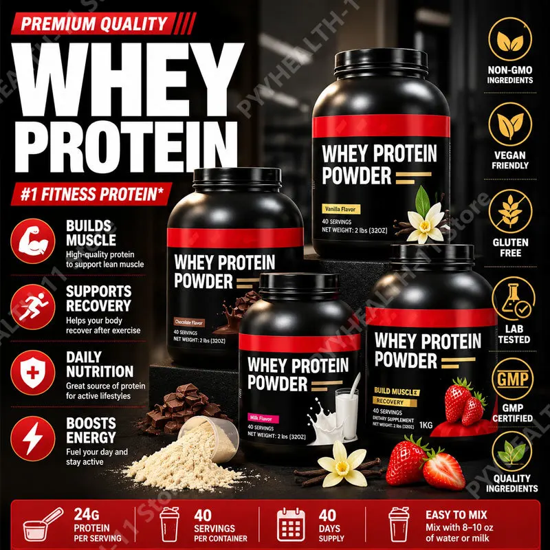 Whey Protein Powder Whey Isolate Gold Ratio Whey High-quality Milk Bodybuilding Fitness No Added Hormones Variety 40 Servings