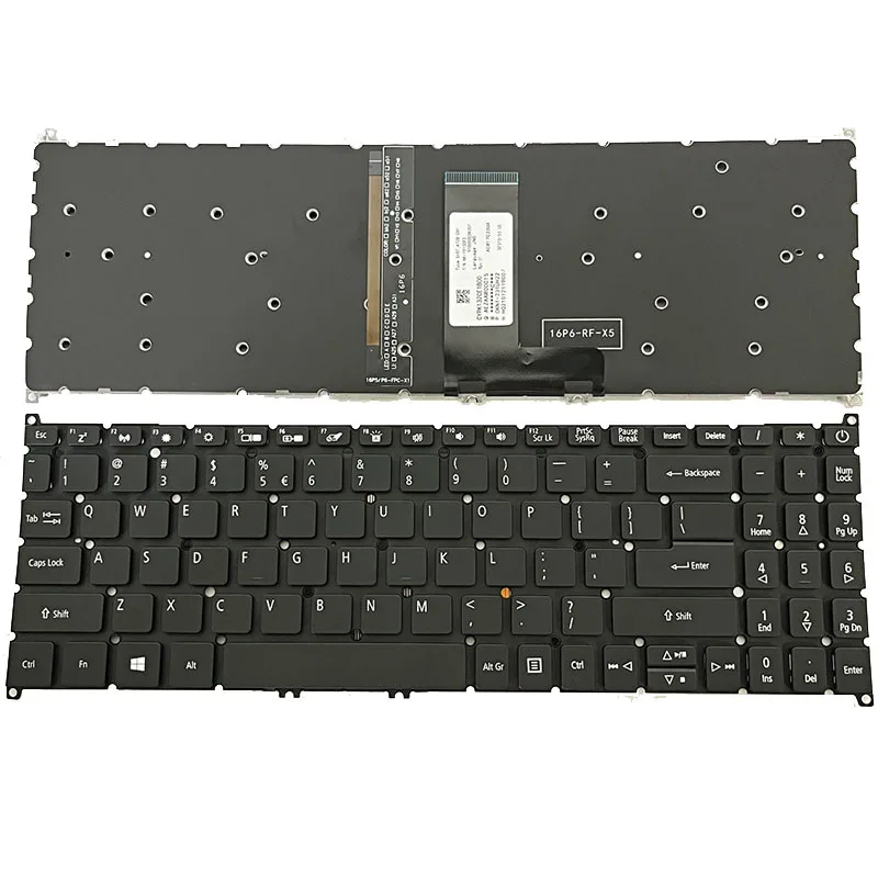 US/Backlight/Keyboard For Acer Aspire A515-43 43G 44 44G 45 45G 46 52 56 Aspire A315-23 55 S50-51 Series Black Color