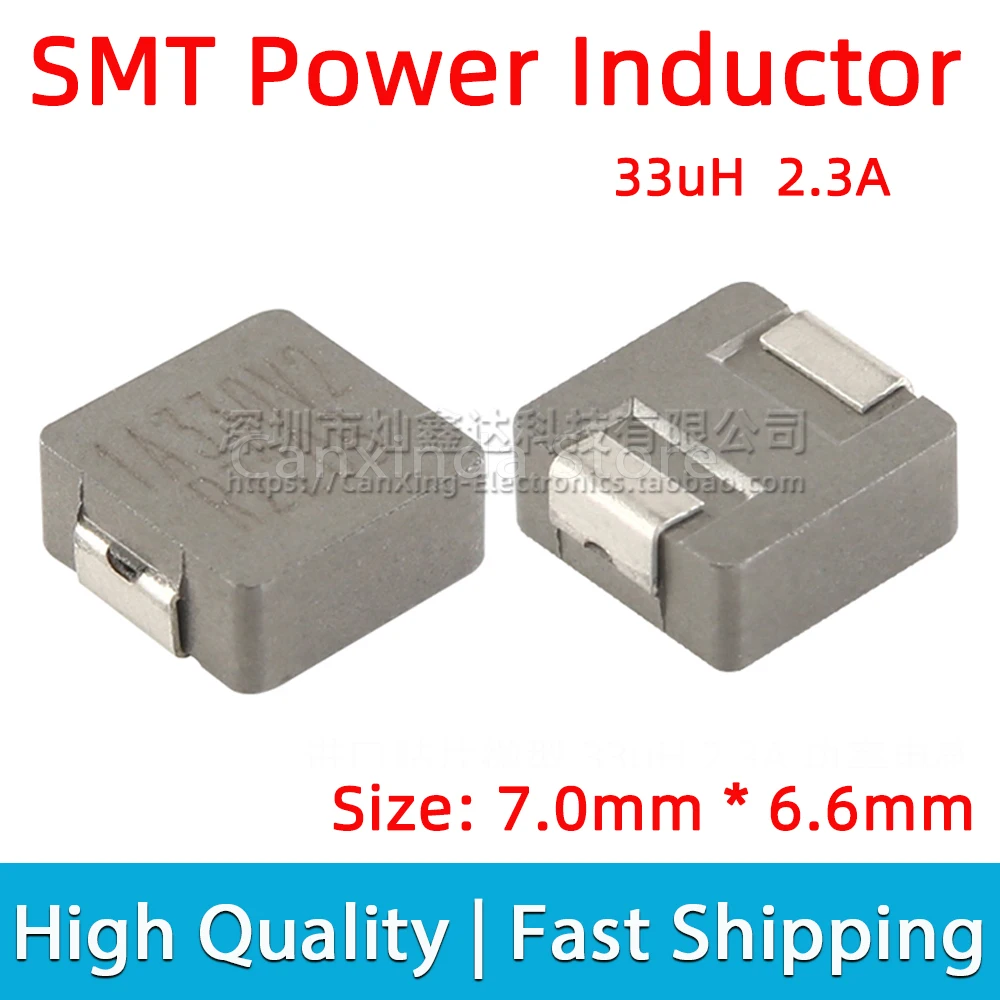 10pcs SMD SMT Shield Power Inductor Inductance 33uH 2.3A Moulding Automotive Garde Filter HCM1A0703V2-330-R