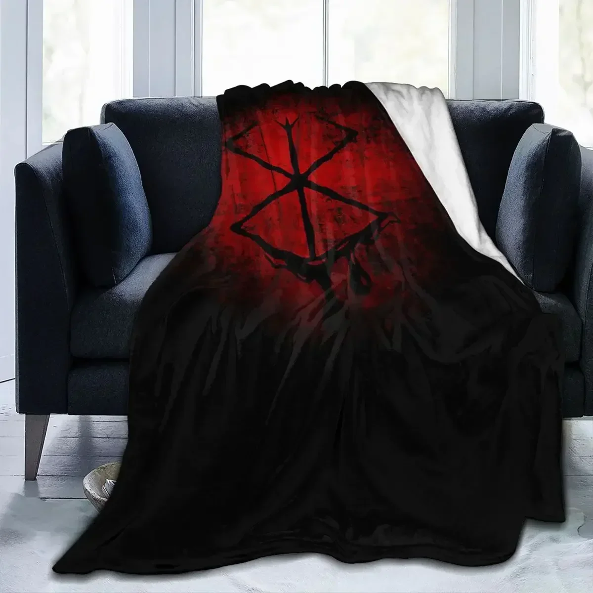 

Berserk Guts Griffith Behelit Manga Blanket Velvet Printed Breathable Super Warm Throw Blankets for Bedding Car Bedding Throws