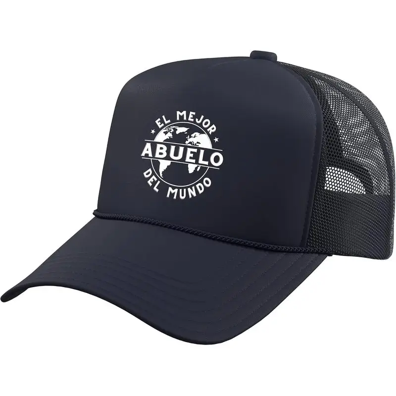 The Best Grandpa in the World Grandpa Trucker Hat with Adjustable Mesh Back