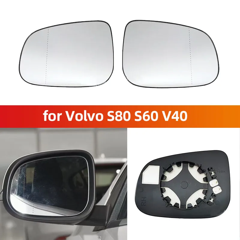 

Car Left/Right Side Heated Mirror Glass for Volvo S80 S60 V40 Jaguar XEXFXJ mirror rearview mirror reflector surface glass