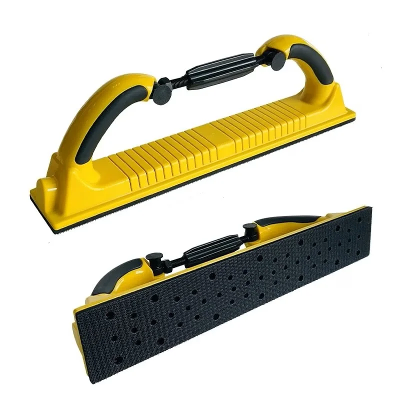 

Handheld Sander Manual Sandpaper Tool Sanding Block Dust Extraction Hand Polisher Grinding Machine For Metal Wood Work