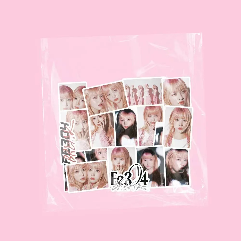 10/98Pcs Kpop NMIXX Sticker New Album Fe3O4 BRE Cartoon Luggage Waterproof Graffiti Stickers Computer Tablet Cartoon Decoration