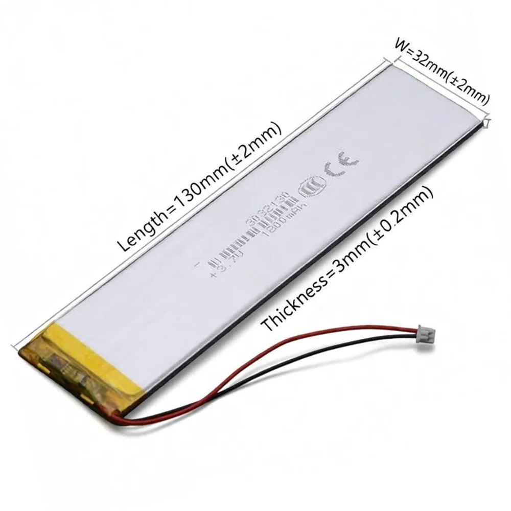 1-10PCS 3032130 3032132 3.7V 1800mAh Polymer Battery For Keychron K3 Keyboard cells LED lights Bluetooth keyboard Car recorder