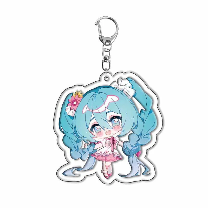 Hatsune Miku Anime Acrylic Keychain description 2