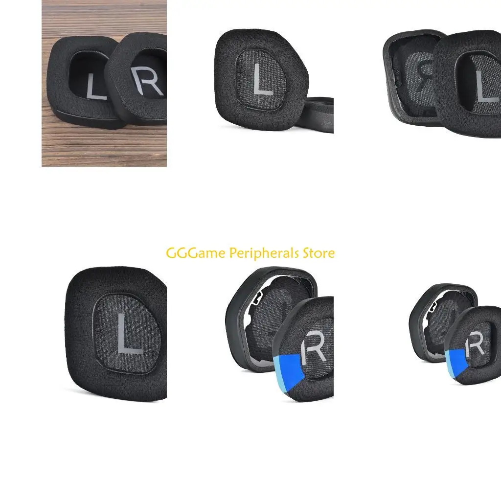 

U55B Comfortable Ear pads for Alienware AW988 Headset Earpads Noise Cancelling Sleeves Comfort Mesh Fabric Ear Cushion