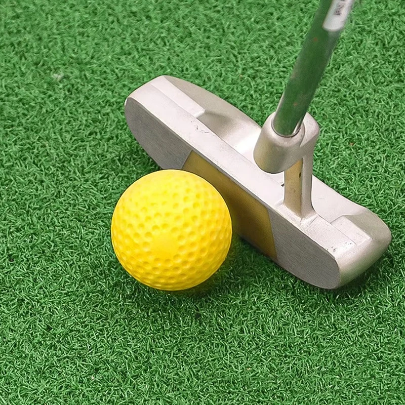 42.67 مللي متر الأصفر بولي PU كرات تدريب الغولف ممارسة كرات للمبتدئين المهنية جودة عالية سطح ناعم كرات الغولف مرونة جيدة ZYF