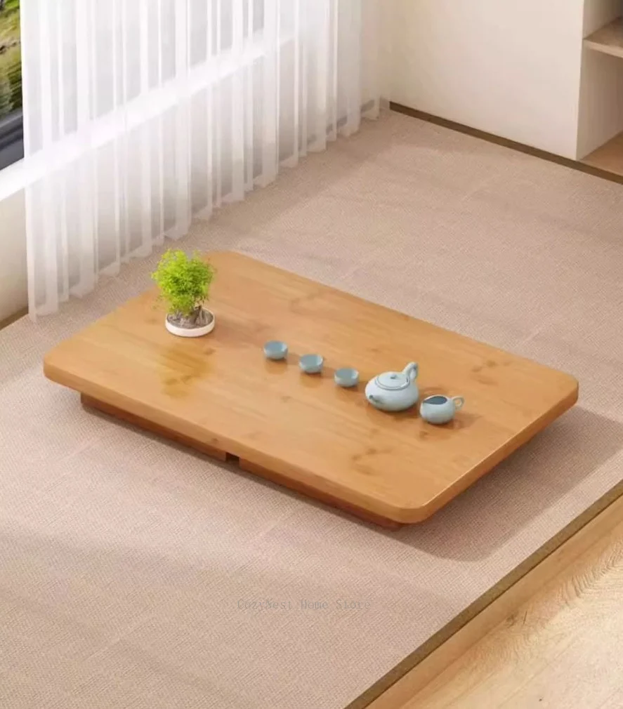 Foldable  bay window kang table tatami household small coffee  bed eating small dining table bay window