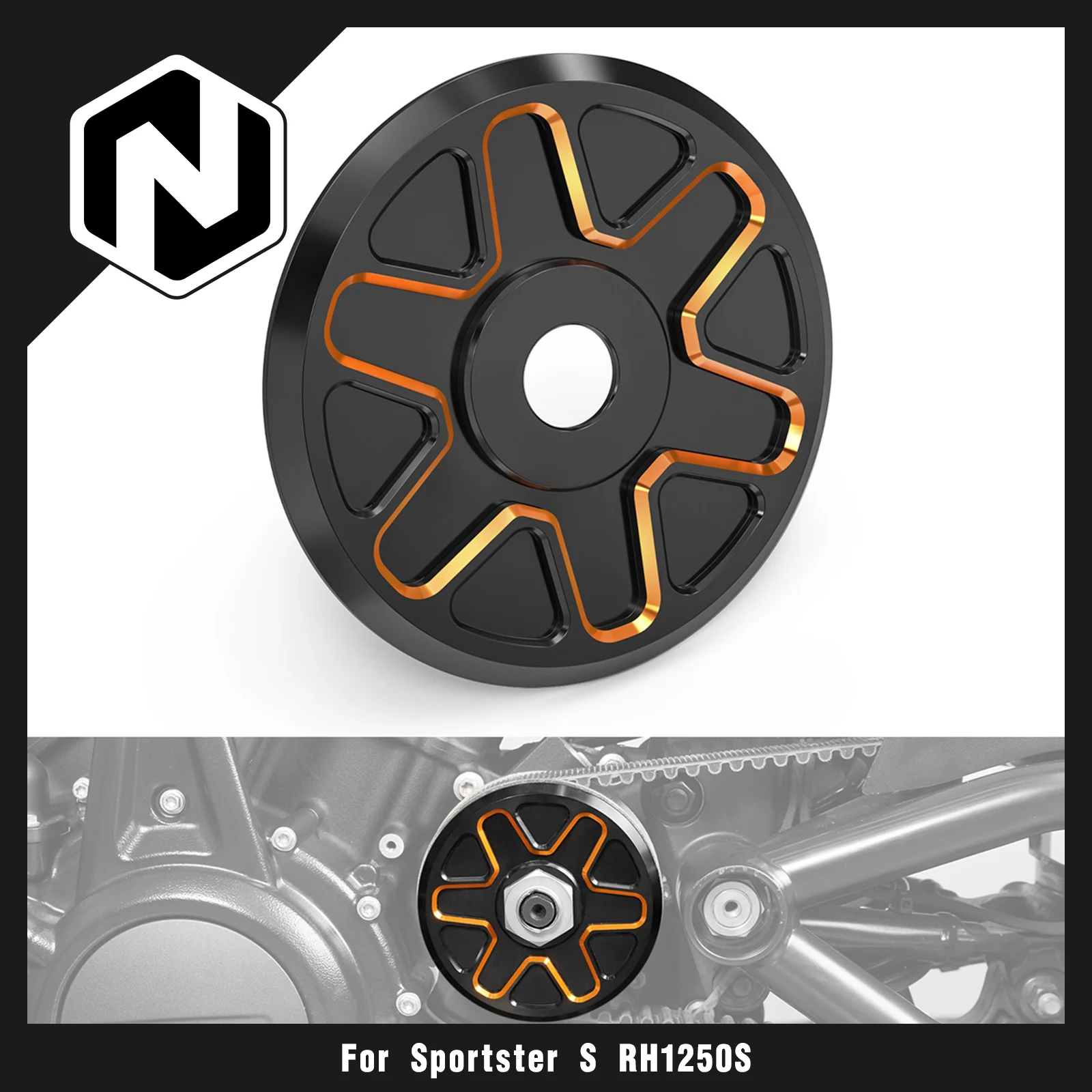 

Front Sprocket Cover Guard For Harley Sportster S RH1250S 2021-2024 Nightster RH975 2022-2024 Special RH975S 2023-2024 RH975/S