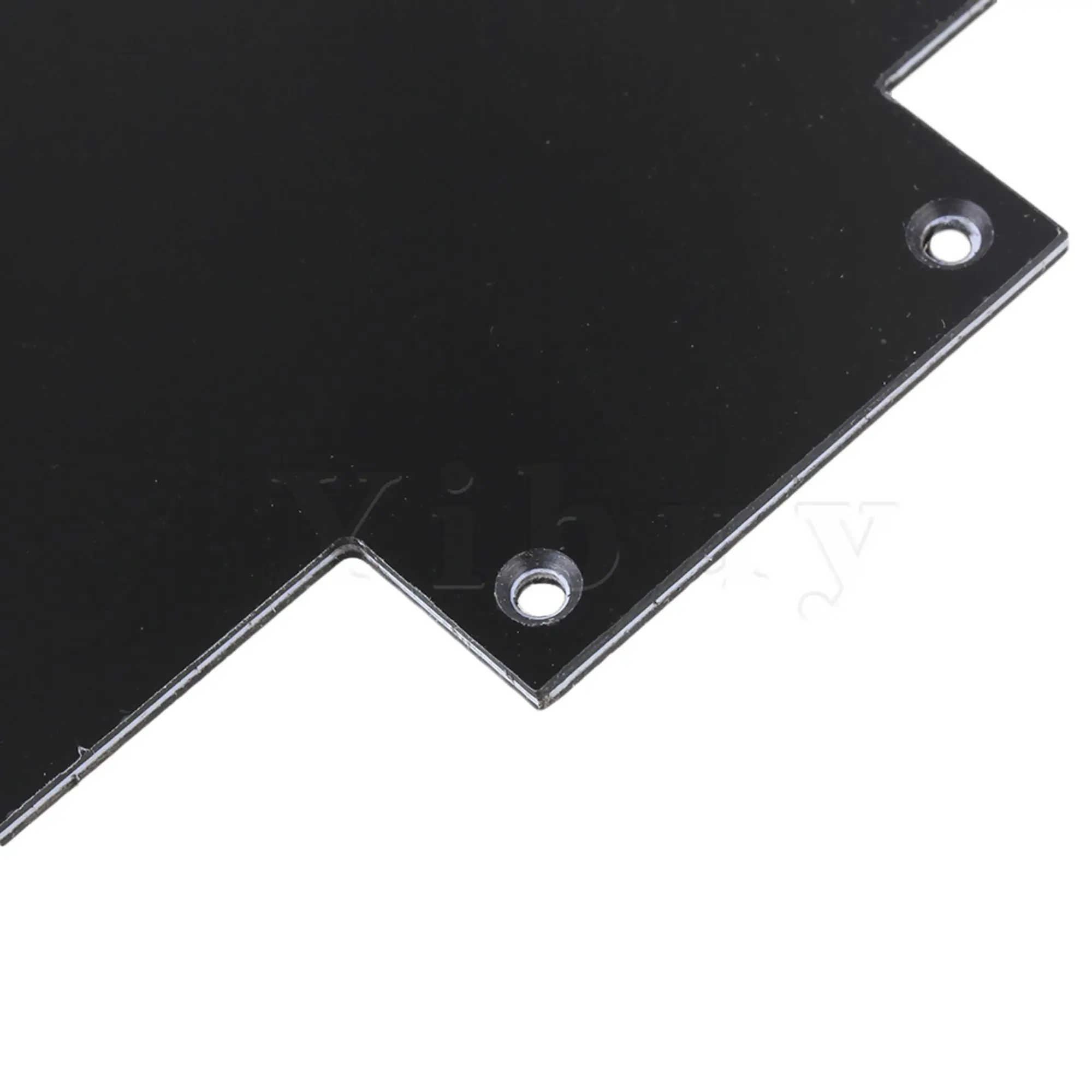 Yibuy 3-Ply Black 5 Holes Guitar Pickguard Replacement for SG Accessories