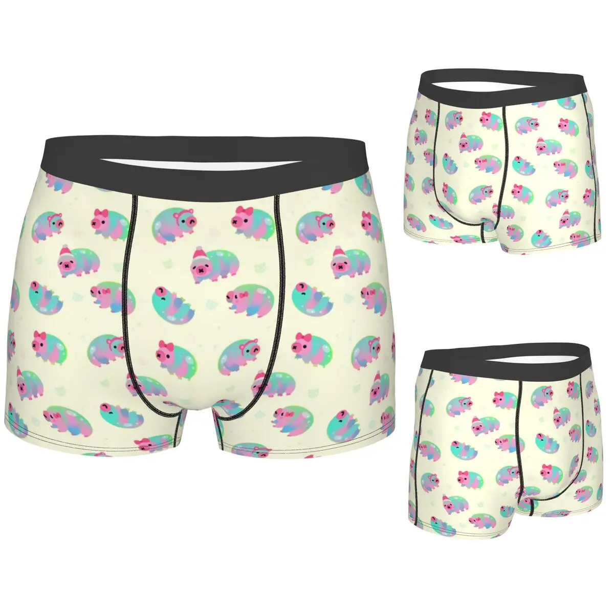 

Boxer Underpants Shorts Water Bear(Tardigrades) Panties Men's Ventilate Underwear for Homme Man Boyfriend Gifts