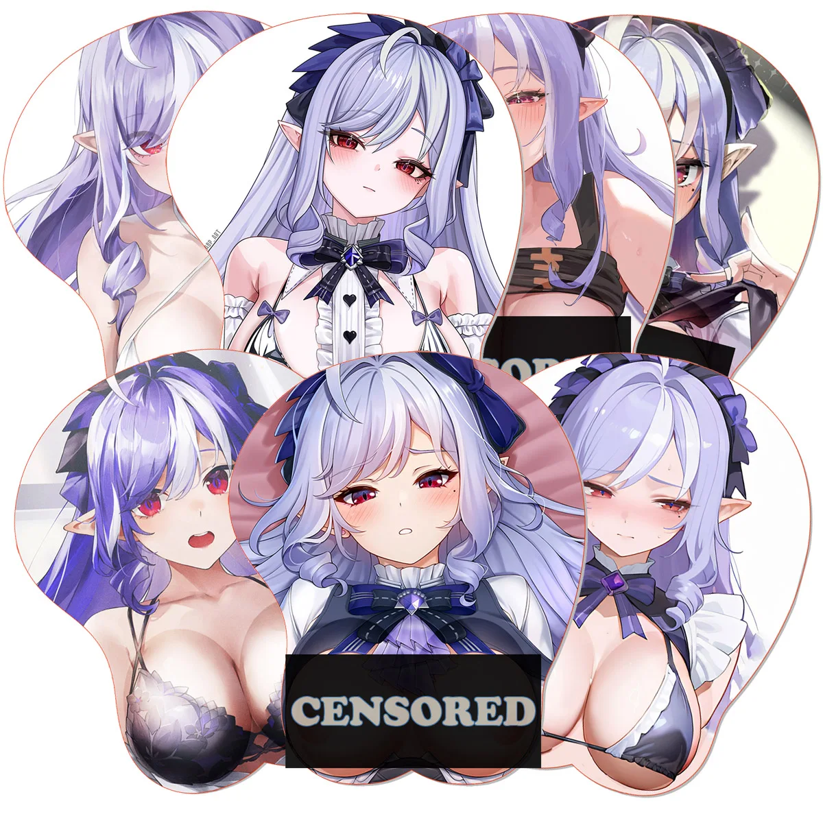 

3D Boob Mouse Pad Zenless Z_Zone Zero ZZZERO Mousepad Oppai Vivian Banshee Anime Silicone Wrist Rest Sexy BULK Gaming Mouse Mat