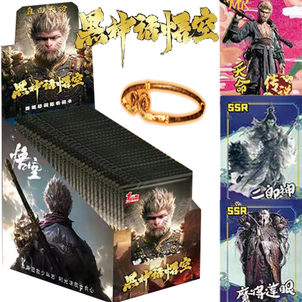 Games Black Myth: Wukong Collection Card Adventure Role-playing Popular Characters Monkey Sun LR GR Portrait Cards Children Gift