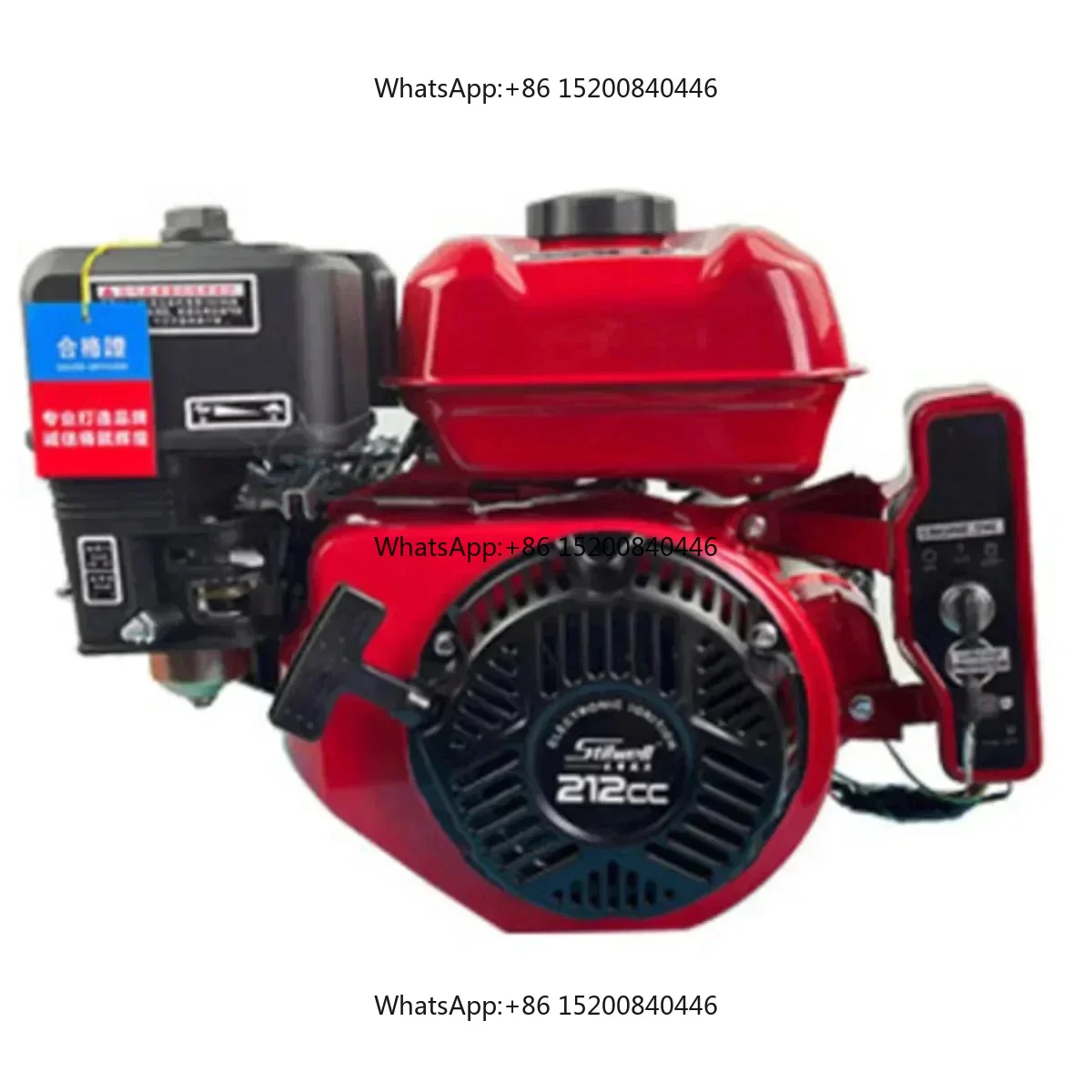 

7.5HP 4KW 212CC Horsepower Electric Start Engine 170F High-power Generator Power Single Cylinder Four Stroke OHV