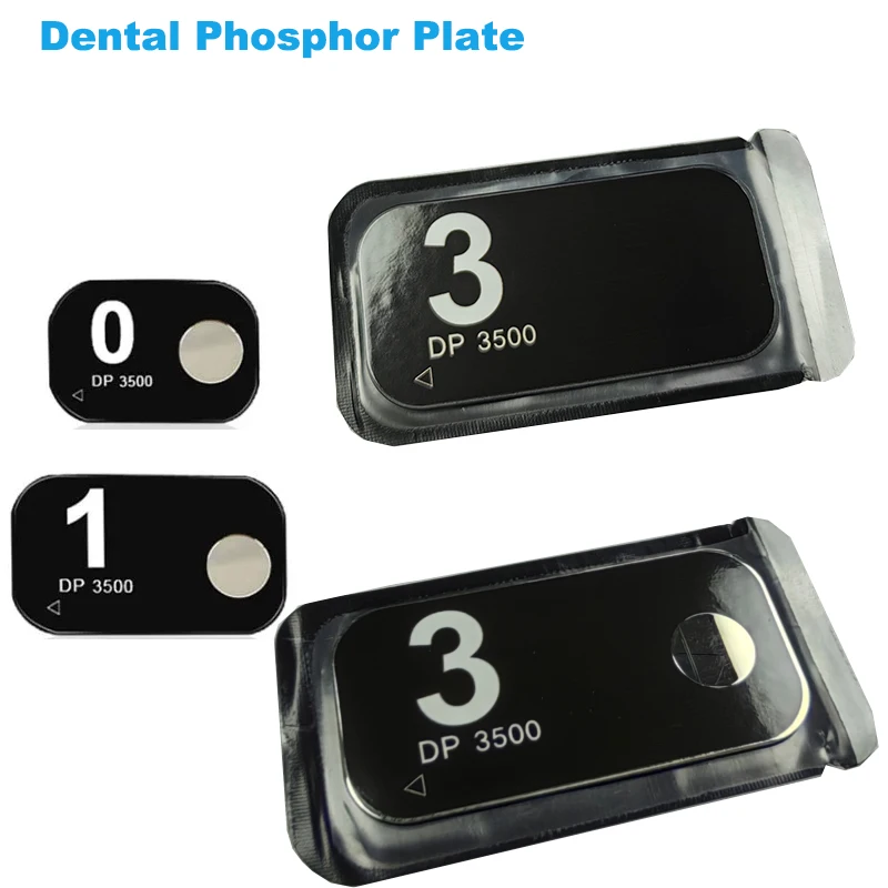 1Pc/Box Dental X-Ray Phosphor Plates Digital X Ray Sensor Image Board With Or Without Metal Plate For Dentistry Imaging System