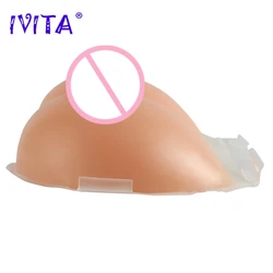 IVITA Realistic Silicone Breast Forms with Straps Fake Boobs For Crossdresser Shemale Transgender Drag Queen Mastectomy