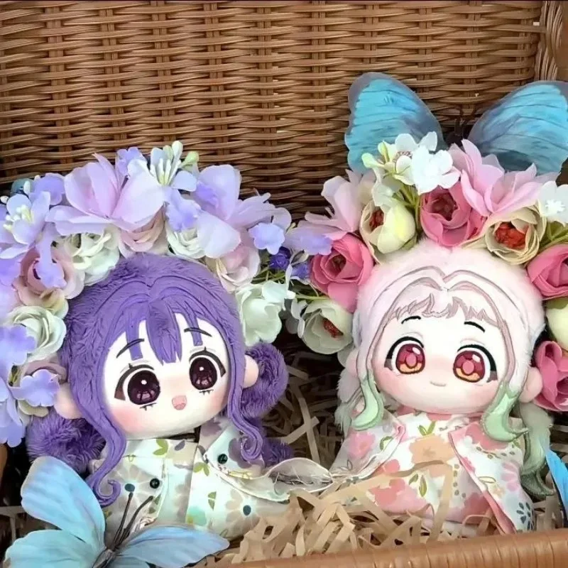 ตุ๊กตาผ้ากำมะหยี่ขนาด 10 ซม. ของเล่นตุ๊กตาผ้าฝ้ายนุ่ม แต่งตัวได้ ของขวัญสำหรับเด็ก