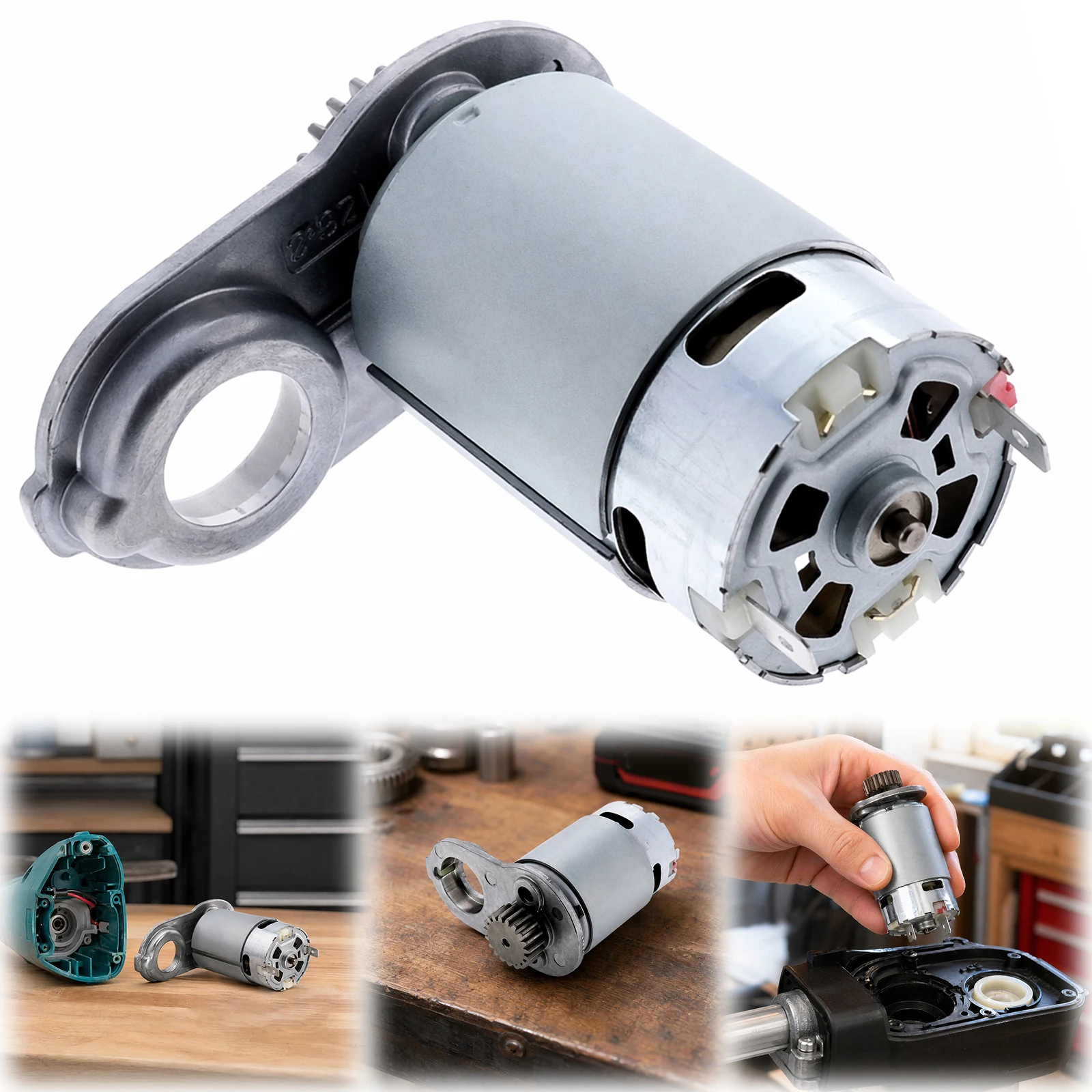 Mower Electric Geared Motor for Makita DUR181 DUR181Z Strimmer Motor Replacement Precise Fit & Easy Installation