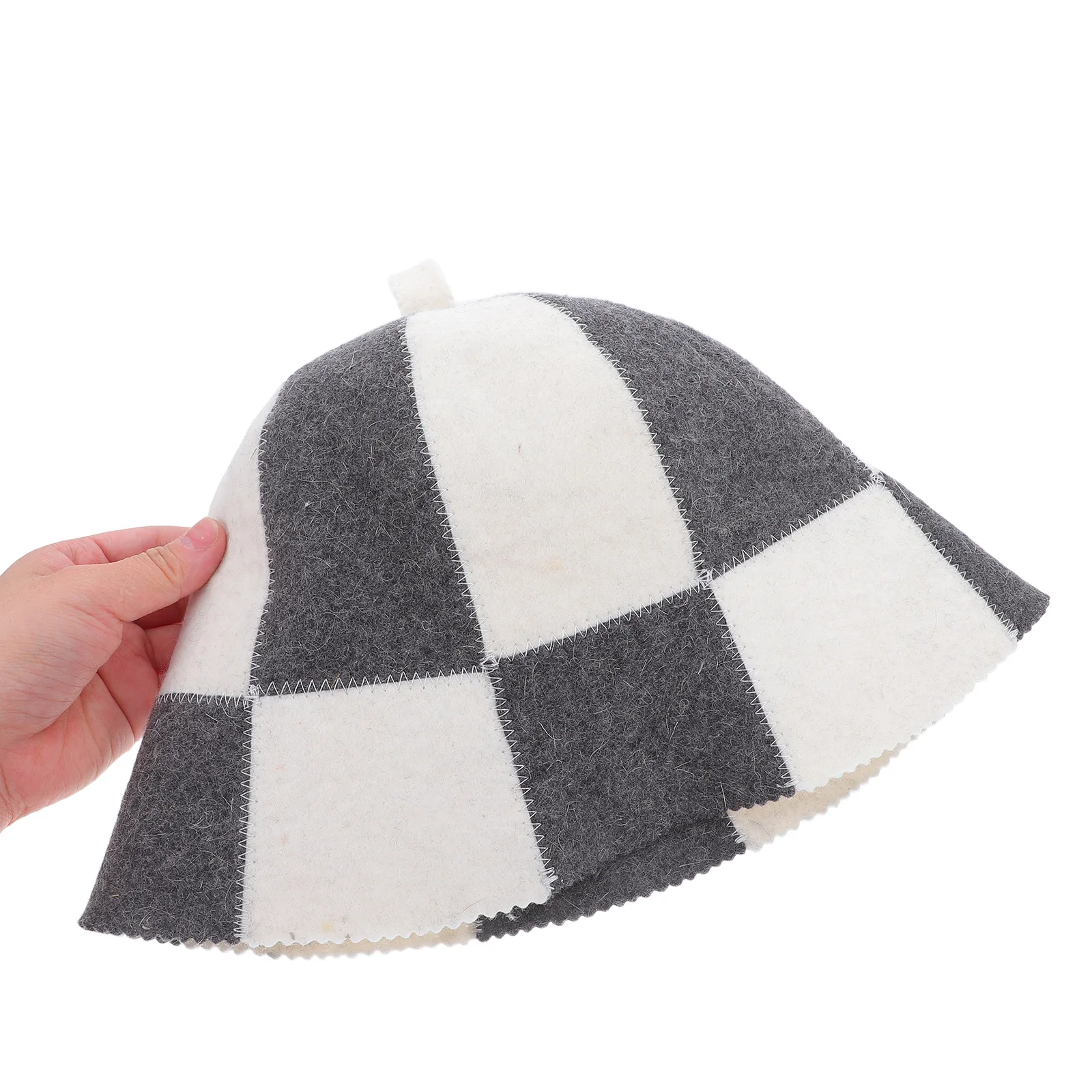 

Felt Bath Cap Sauna Hat for Women Absorbent Steam Room Spa Accessories Lightweight Portable Fits All Sizes