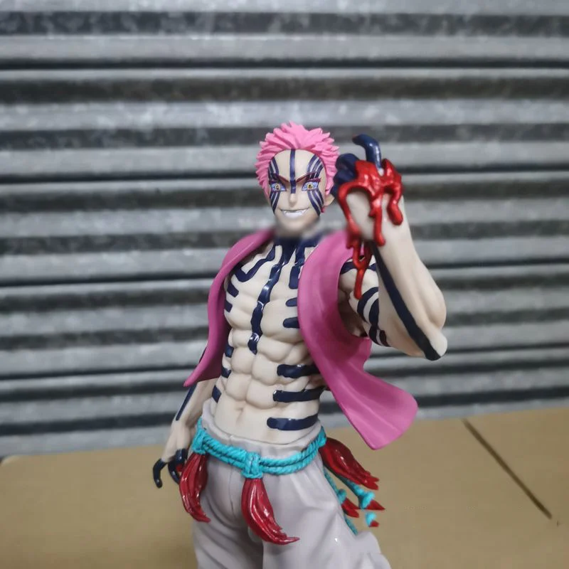 애니메이션 악마 슬레이어 아카자 피규어 하쿠지 피규어 PVC 액션 피규어, GK 조각상 모델 인형 장난감, 어린이 선물, 28cm