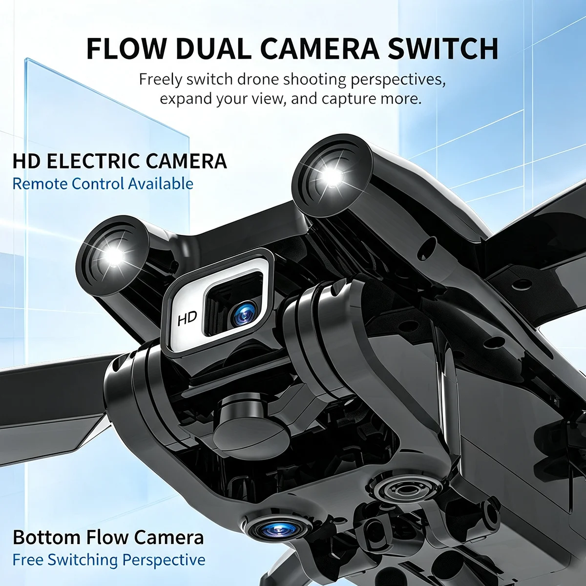 YT163 RC Drone With Dazzling L - Drone Rc Folding review and price