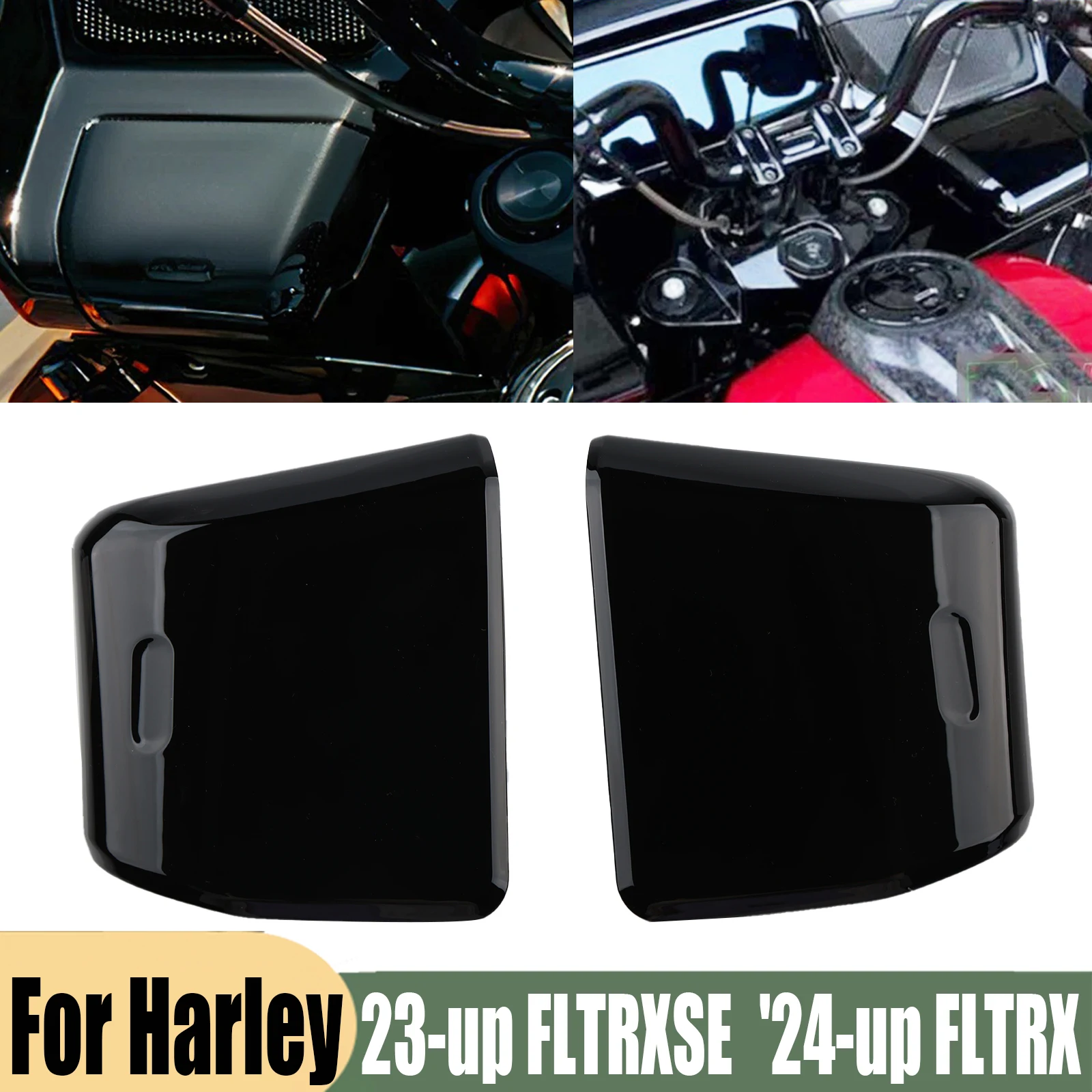 For Harley CVO Road Glide FLTRXSE 2023-2025 Inner Fairing Storage Glove Box Lids Set
