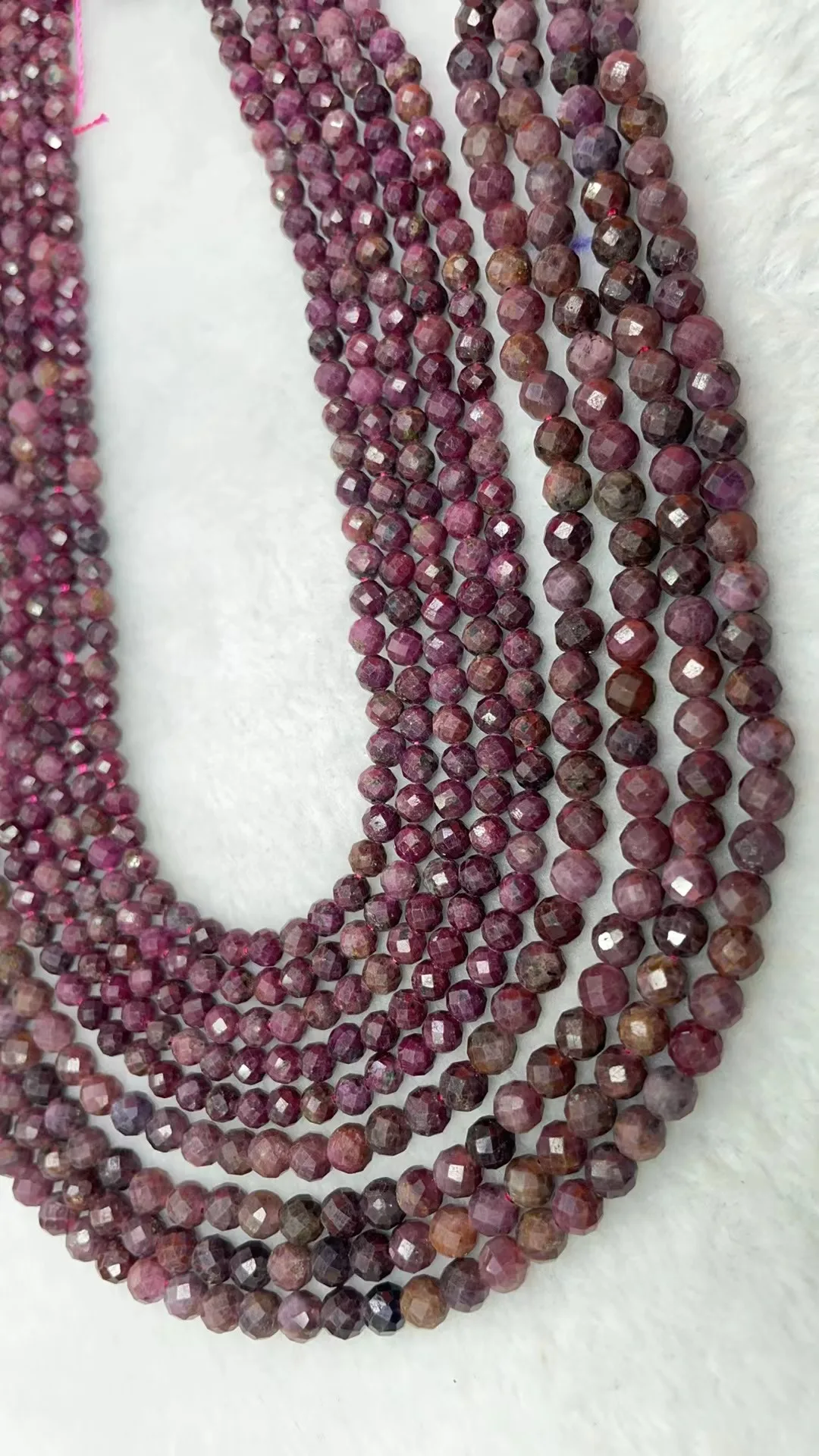 

Wholesale Natural Hongbao 4mm/5mm Round Cut Length；39cm