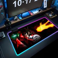High School DxD      Mouse Pad RGB Computer Mouse Mat Gamer Keyboard Pads 900x400 XXL LED Game  Large Locking Edge Mousepad