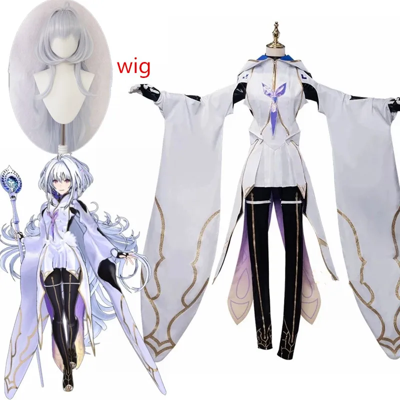 

Fate Grand Order Arcade Prototype Caster Merlin Dress Girls Halloween Party Dress Gift Adult Christmas Suit Cosplay Costume